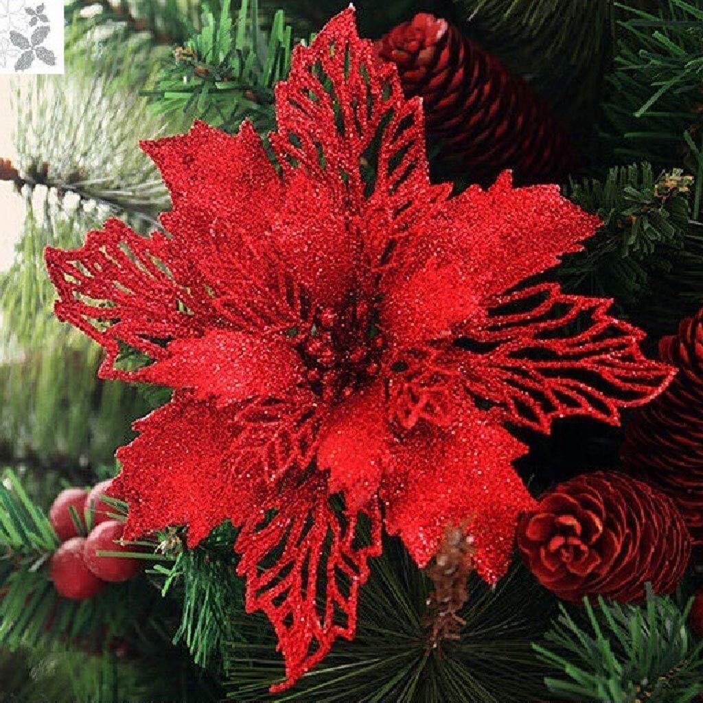 Amazon｜メリークリスマスツリー フラワーデコレーション ホーム